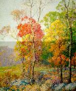 Maurice Braun Autumn in New England Sweden oil painting artist